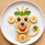 Животни от плодове в чинията