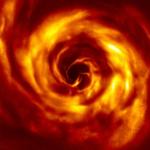 Впечатляващи снимки показват турбулентното раждане на гигантска планета