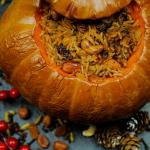 Гапама – арменска пълнена тиква с ориз, сушени плодове и мед