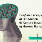 Един бърз тест за проверка на общата култура