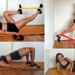 Топ 11 упражнения за крака: Стегнати бедра и дупе с ластици (мини)