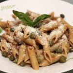 Една вкусна рецепта за пълнозърнеста паста с босилек