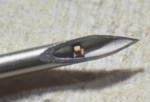 Миниатюрен чип може да се инжектира в тялото със спринцовка