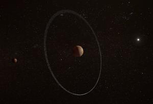 Пръстен около миниатюрната планета Куаоар изумява астрономите