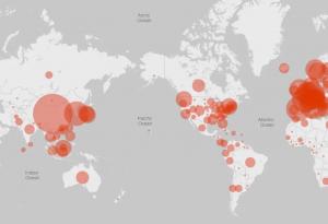 Microsoft пусна карта на коронавируса, с която следим пандемията в реално време