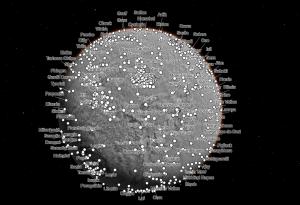 Тази интерактивна карта на Марс е съставена от 110 хил. снимки!
