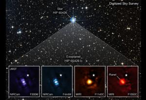 „Джеймс Уеб“ направи първата си снимка на екзопланета. И това е един наистина странен свят
