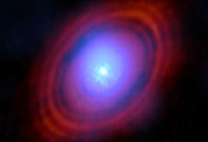 ALMA откри водни пари в протопланетарния диск на млада звезда