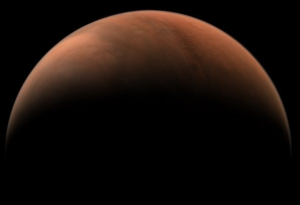 Китайската сонда „Тянвън-1“ изпрати призрачно красиви снимки от Червената планета