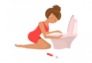 Бременността започва с повръщане, значи бебето ще е здраво