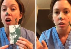 Медицинска сестра показва колко лесно можем да се заразим с COVID-19 дори когато сме с ръкавици