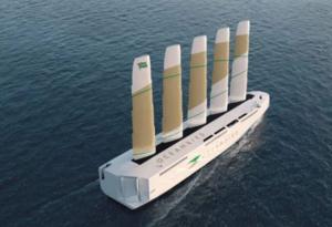 Тази гигантска "платноходка" може да използва вятъра, за да превозва 7000 автомобила