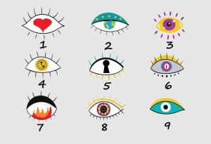 Окото, което изберете, показва същността на вашия характер