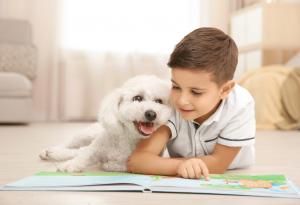Кучето мотивира децата да четат повече