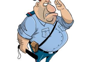 Виц: Мъж върви посред нощ в центъра на Москва