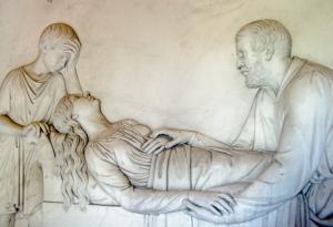 Виц: Политик на смъртен одър