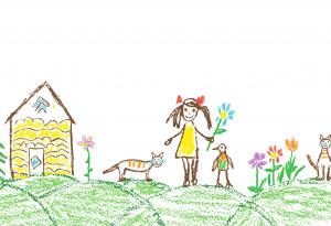 Наблюдавайте рисунките на децата