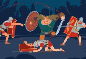 Варварите са употребявали стимуланти в битките срещу римляните