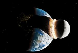 Какво ще стане, ако Луната се разбие в Земята?
