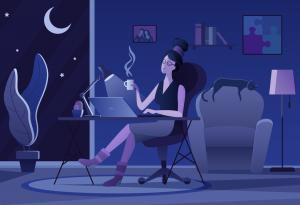 Хората, които се определят като "нощни птици", умират по-млади, ако пият или пушат