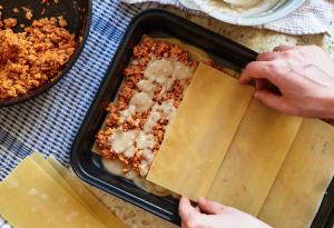 Рецепта за лазаня със сос бешамел