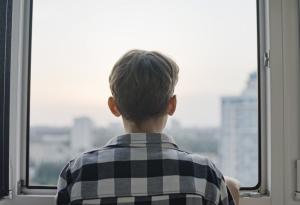 Виц: Седи Иванчо и гледа през прозореца