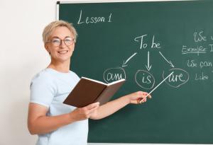 Виц: Вуте посещава курсове по английски език