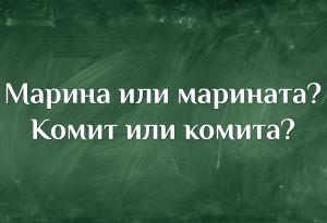Коя е правилната форма на тези две любопитни думи