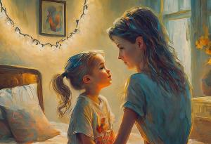 Мамо, сърчицето ни винаги ли стои на едно и също място? ❤