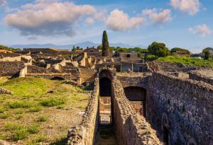 Археолози откриха частни терми в Помпей 