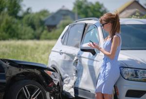 Виц: След катастрофа. Жена звъни на мъжа си