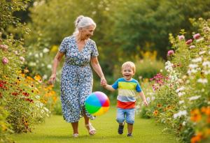 Виц: Баба изпитва внучето