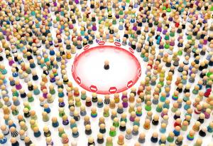 Това са границите на личното пространство - до сантиметри!