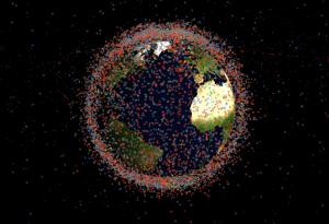 Красива 3D визуализация показва въртенето на 150 хил. космически обекта