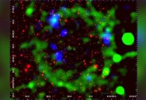 Мистериозен пръстен в космоса вероятно е първата известна междугалактическа свръхнова