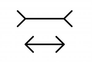 ТЕСТ: Двете хоризонтални линии с еднаква дължина ли са?