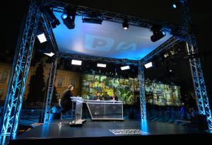 bTV отбеляза началото на кампанията „Избори 2026. България решава“ със специално предизборно студио и впечатляващ 3D мапинг спектакъл 