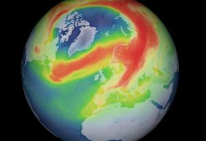 Необичайно голяма дупка се е отворила в озоновия слой над Арктика
