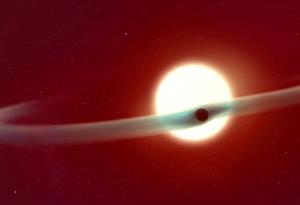 Астрономи наблюдаваха двойна "опашка" на екзопланета с помощта