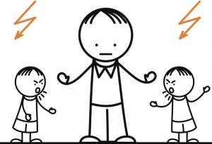 Когато е ядосано, детето посяга и бие