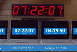 Microsoft току-що демонстрира колко бързо Chrome изтощава батерията на лаптопа