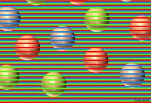 Можете ли да познаете цвета на тези сфери?