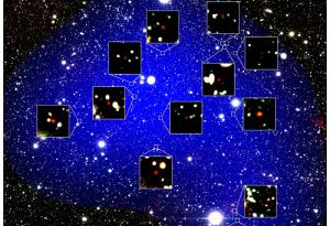 Това е най-древното галактическо струпване, откривано някога