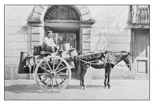 Първата прахосмукачка чистела от каруца през прозореца