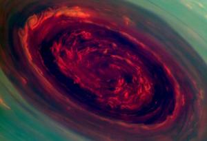 Вижте чудовищния ураган на Сатурн!