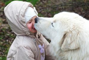 20 малки дечица и техните големи кучета