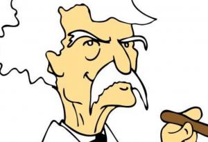 Виц: Марк Твен отива на парти