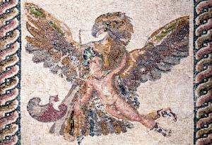 Мръсни шеги по мозайката на древноримска баня показват, че не сме се променили особено
