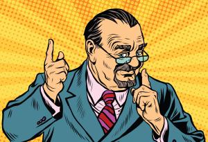 Виц: Пред кабинета на професора