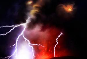 Вулканичната светкавица - какво е това?